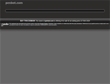 Tablet Screenshot of penbot.com